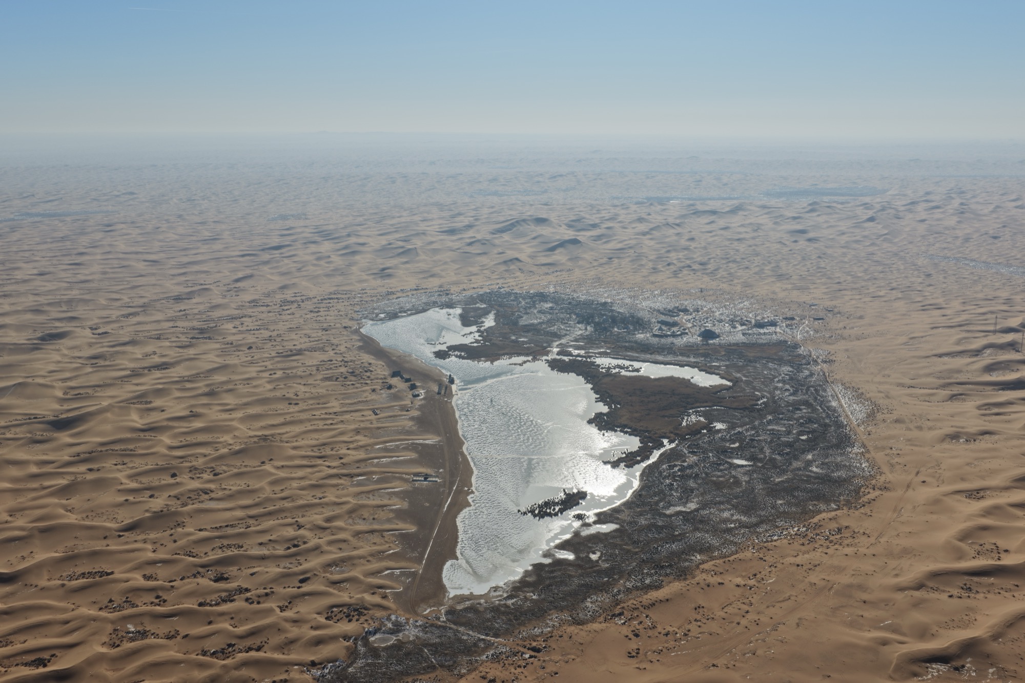 Tengger Desert, Ice