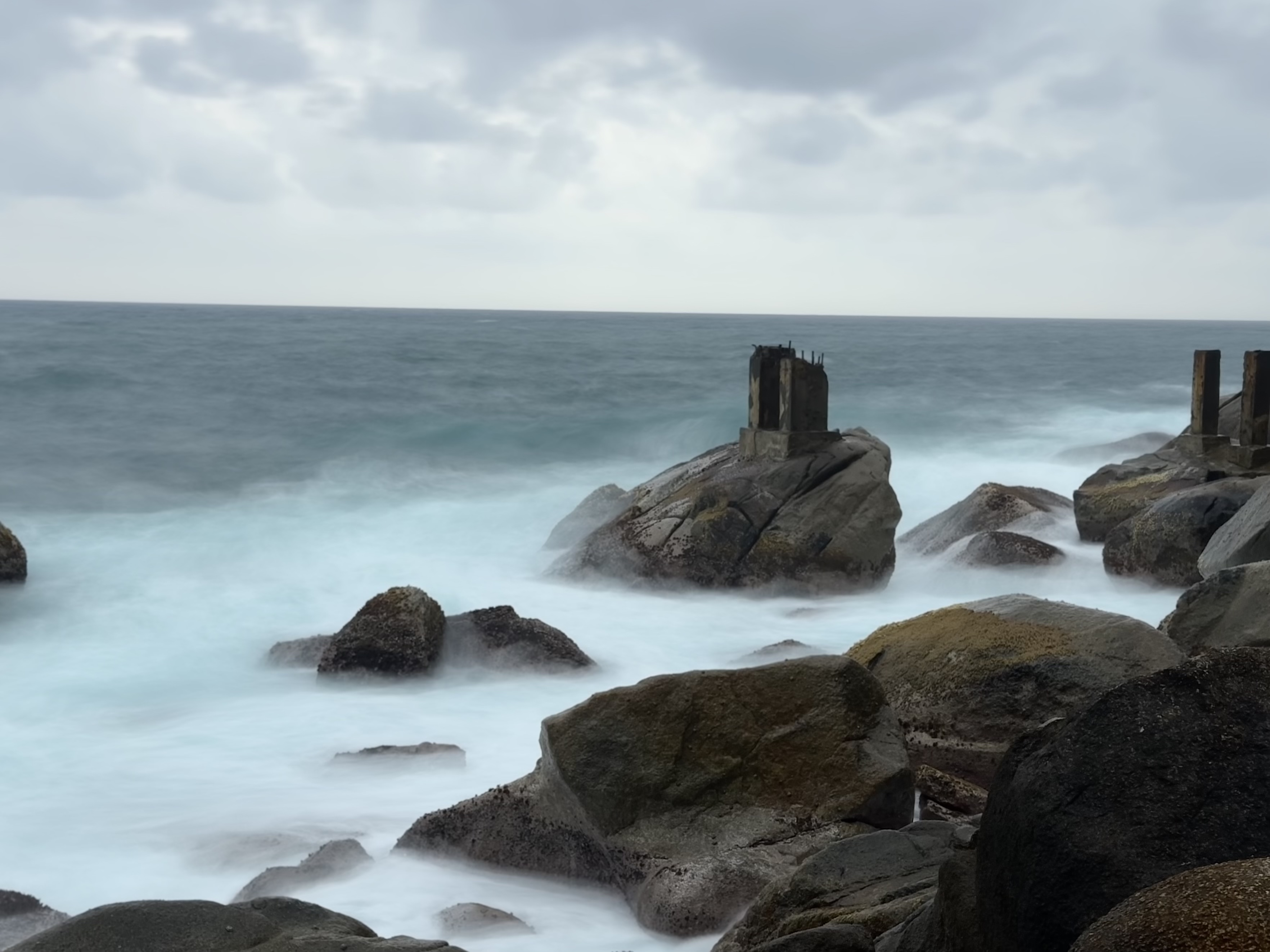 Rocky Sea, Long Exposure