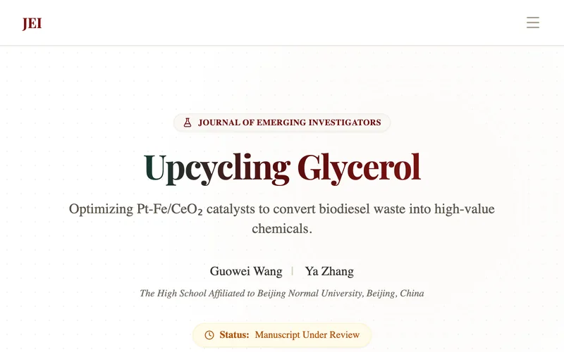 GlyUp &mdash; Upcycling Glycerol research showcase